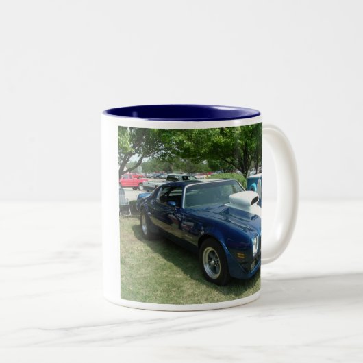 Klassisches Auto 4 Zweifarbige Tasse (VorderseiteRechts)