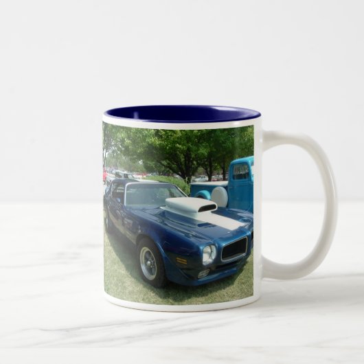 Klassisches Auto 4 Zweifarbige Tasse (Rechts)
