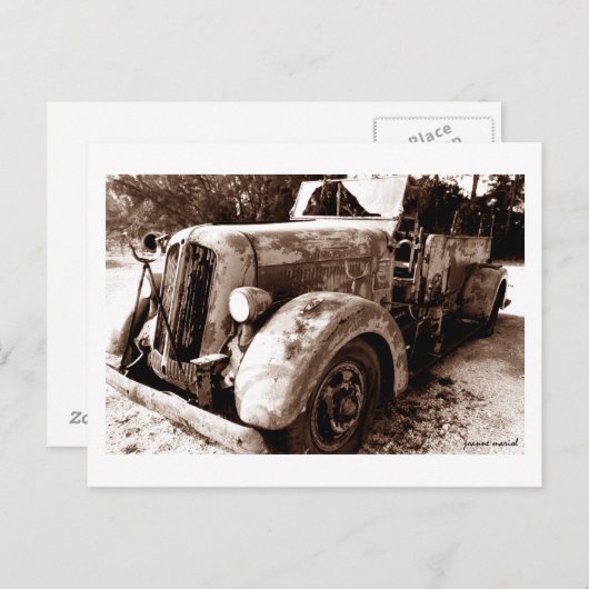 Klassisches Auto 6 Postkarte (Vorne/Hinten)