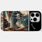 Klassisches Auto am Berg Case-Mate iPhone Hülle (Rückseite (Horizontal))