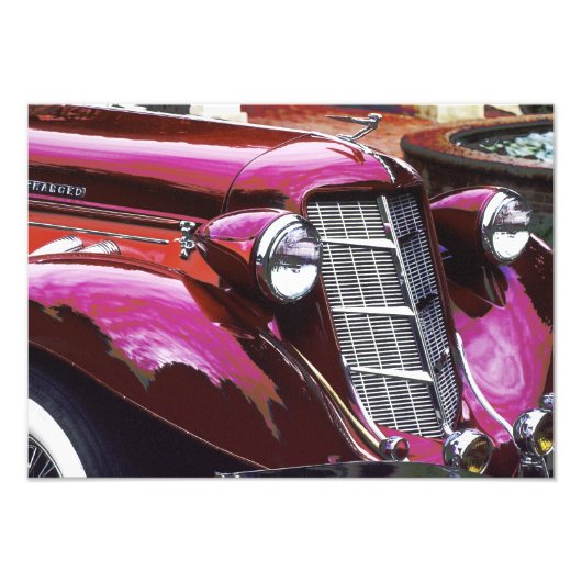 Klassisches Auto: Auburn Fotodruck (Vorne)