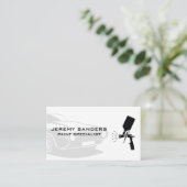 Klassisches Auto | Auto Paint Service Business Car Visitenkarte (Stehend Vorderseite)