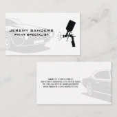 Klassisches Auto | Auto Paint Service Business Car Visitenkarte (Vorne/Hinten)