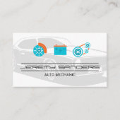 Klassisches Auto | AUTO Visitenkarte (Vorderseite)