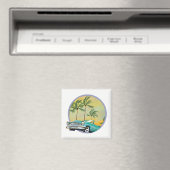Klassisches Auto bei Dämmerung Magnet (In Situ (Geschirrspüler))