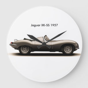 Klassisches Auto Bild für Rundwanduhr Große Wanduhr