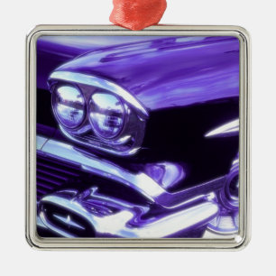 Klassisches Auto: Chevrolet 1958 Ornament Aus Metall