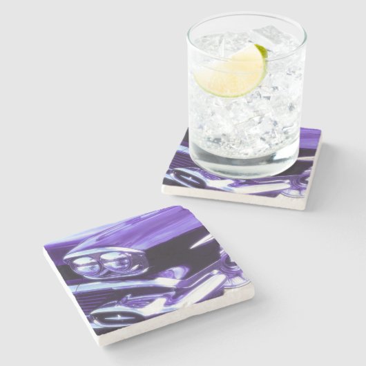 Klassisches Auto: Chevrolet 1958 Steinuntersetzer (Seitenansicht)