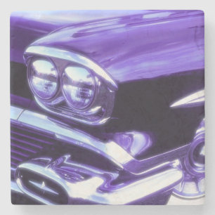 Klassisches Auto: Chevrolet 1958 Steinuntersetzer