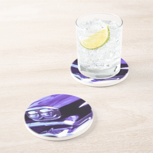 Klassisches Auto: Chevrolet 1958 Untersetzer (Seite)