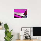 Klassisches Auto: Chevrolet Bel Air Poster (Heimbüro)