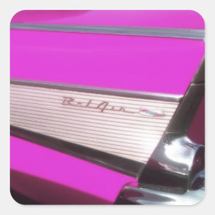 Klassisches Auto: Chevrolet Bel Air Quadratischer Aufkleber