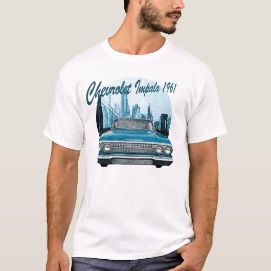Klassisches Auto Chevrolet Impala 1961 T-Shirt (Vorderseite)