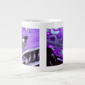 Klassisches Auto: Chevrolet mit Flammenhaube Jumbo-Tasse (Vorderseite)