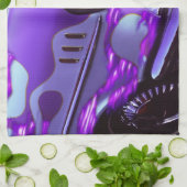 Klassisches Auto: Chevrolet mit lodernder Haube Handtuch (Gefaltet)