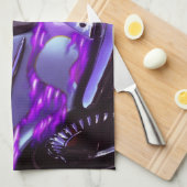 Klassisches Auto: Chevrolet mit lodernder Haube Handtuch (Viertel Falte)