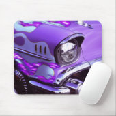 Klassisches Auto: Chevrolet mit lodernder Haube Mousepad (Mit Mouse)