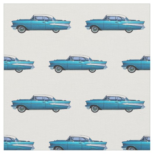 Klassisches Auto Chevy 1957 BelAire Stoff (Nahaufnahme)