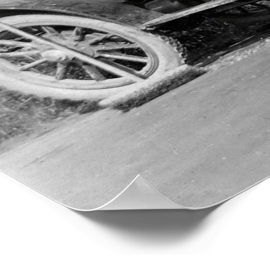 KLASSISCHES AUTO CRASH 1914 POSTER (Ecke)