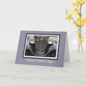 Klassisches Auto des Vaters Karte (Gelbe Blume)