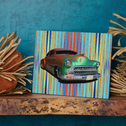 Klassisches Auto Fotoplatte (Seite)