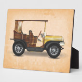 Klassisches Auto Fotoplatte (Seite)