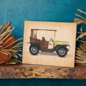Klassisches Auto Fotoplatte (Seite)