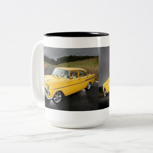 Klassisches Auto GMH FB Holden - Zweifarbige Tasse (Vorderseite Links)