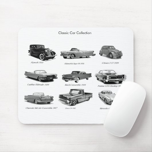 Klassisches Auto-Image für Mauspad (Mit Mouse)
