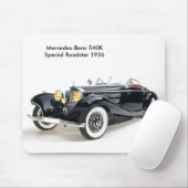 Klassisches Auto-Image für Mouse-Pad Mousepad (Mit Mouse)