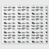Klassisches Auto-Image für Verpackungspapier Geschenkpapier (Flach)