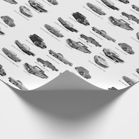 Klassisches Auto-Image für Verpackungspapier Geschenkpapier (Ecke)