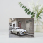 Klassisches Auto in Havanna Kuba Postkarte (Stehend Vorderseite)