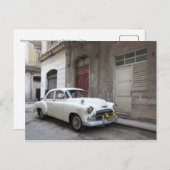 Klassisches Auto in Havanna Kuba Postkarte (Vorne/Hinten)