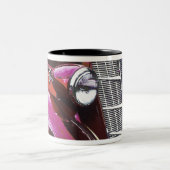 Klassisches Auto: Kastanienbraun Zweifarbige Tasse (Mittel)