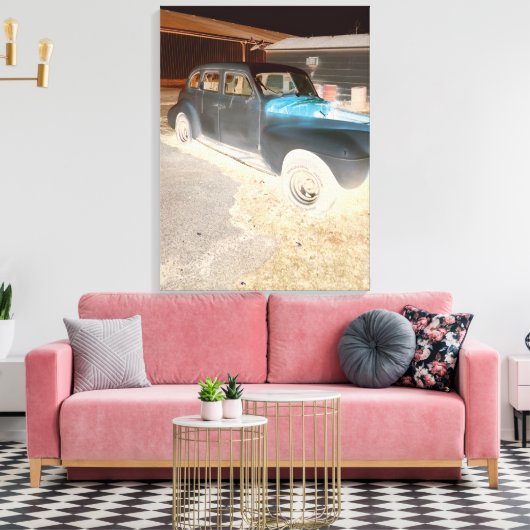 Klassisches Auto Leinwanddruck (Insitu (Wohnzimmer))