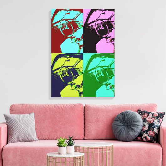 Klassisches Auto Leinwanddruck (Insitu (Wohnzimmer))