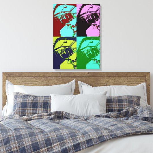 Klassisches Auto Leinwanddruck (Insitu (Schlafzimmer))