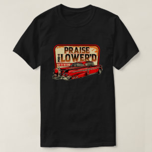 Klassisches Auto Lob für das Gesenkte Vintage 50er T-Shirt