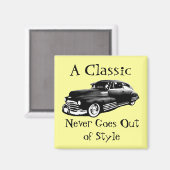 Klassisches Auto Magnet (Vorderseite/Rückseite)