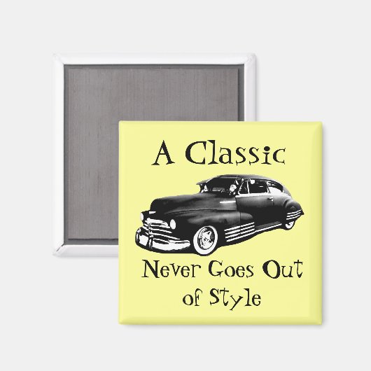 Klassisches Auto Magnet (Vorderseite/Rückseite)