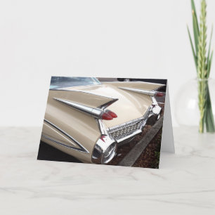 KLASSISCHES AUTO MIT FINANZEN GEBURTSTAGSKARTEN KARTE