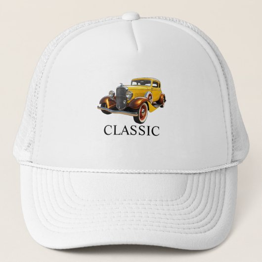Klassisches Auto Moderne Cool Truckerkappe (Vorderseite)