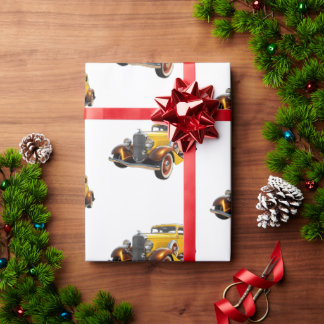 Klassisches Auto moderne Coolness Geschenkpapier