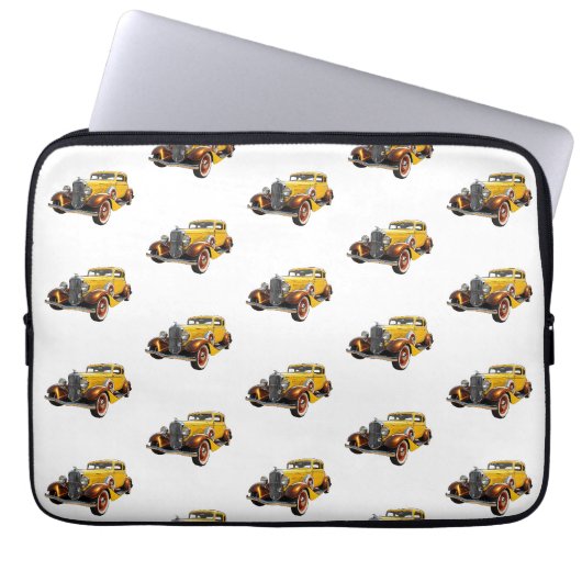 Klassisches Auto moderne Coolness Laptopschutzhülle (Vorderseite)