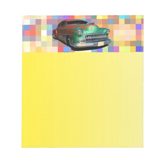 Klassisches Auto Notizblock (Vorderseite)