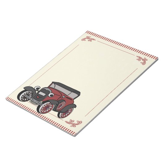 Klassisches Auto Notizblock (angewinkelt)