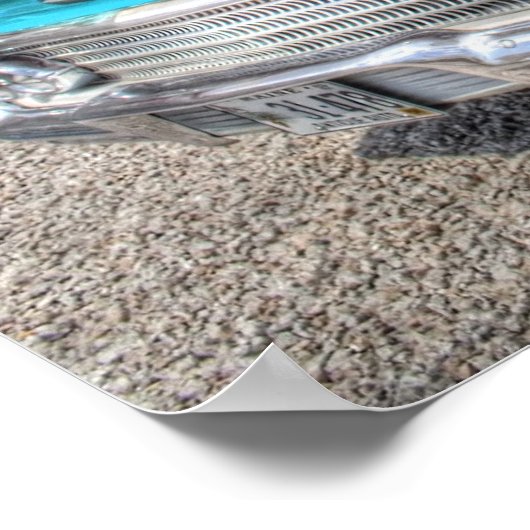 Klassisches Auto Poster (Ecke)