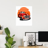 Klassisches Auto Poster (Heimbüro)