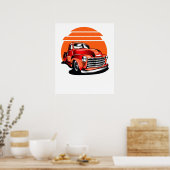 Klassisches Auto Poster (Küche)